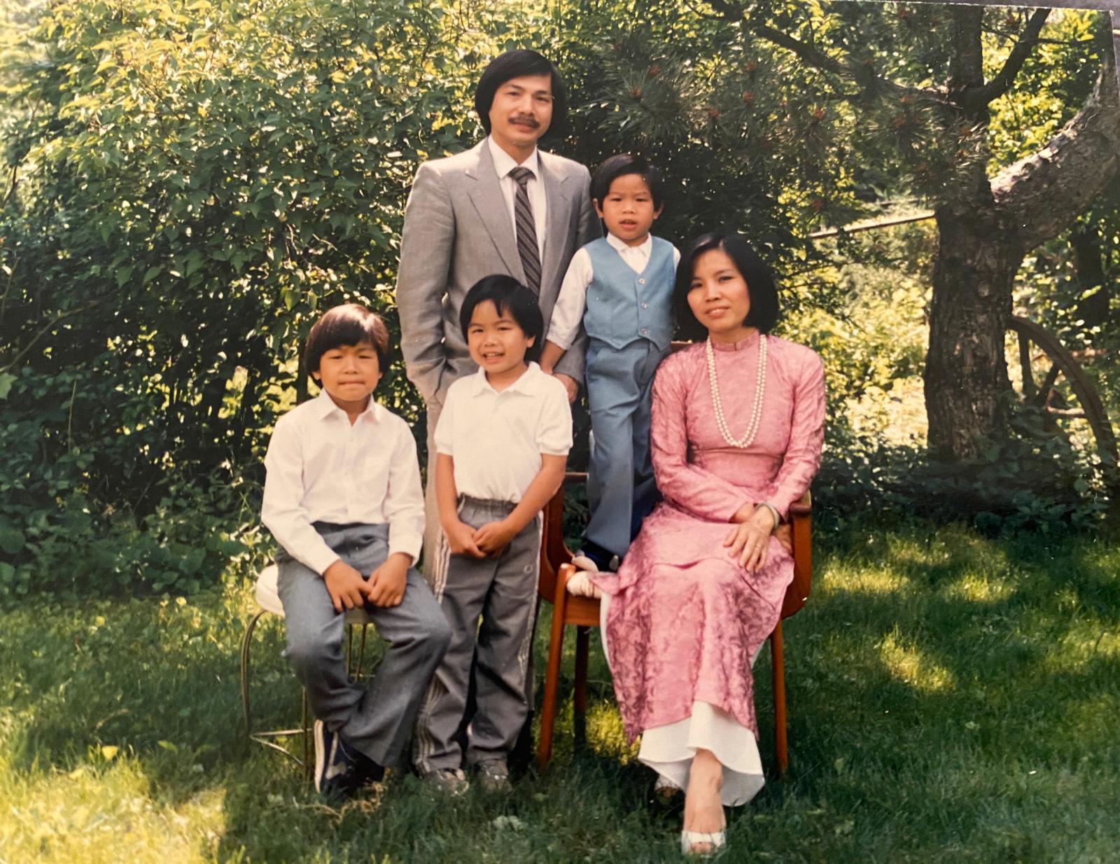 Family portrait in Toronto
