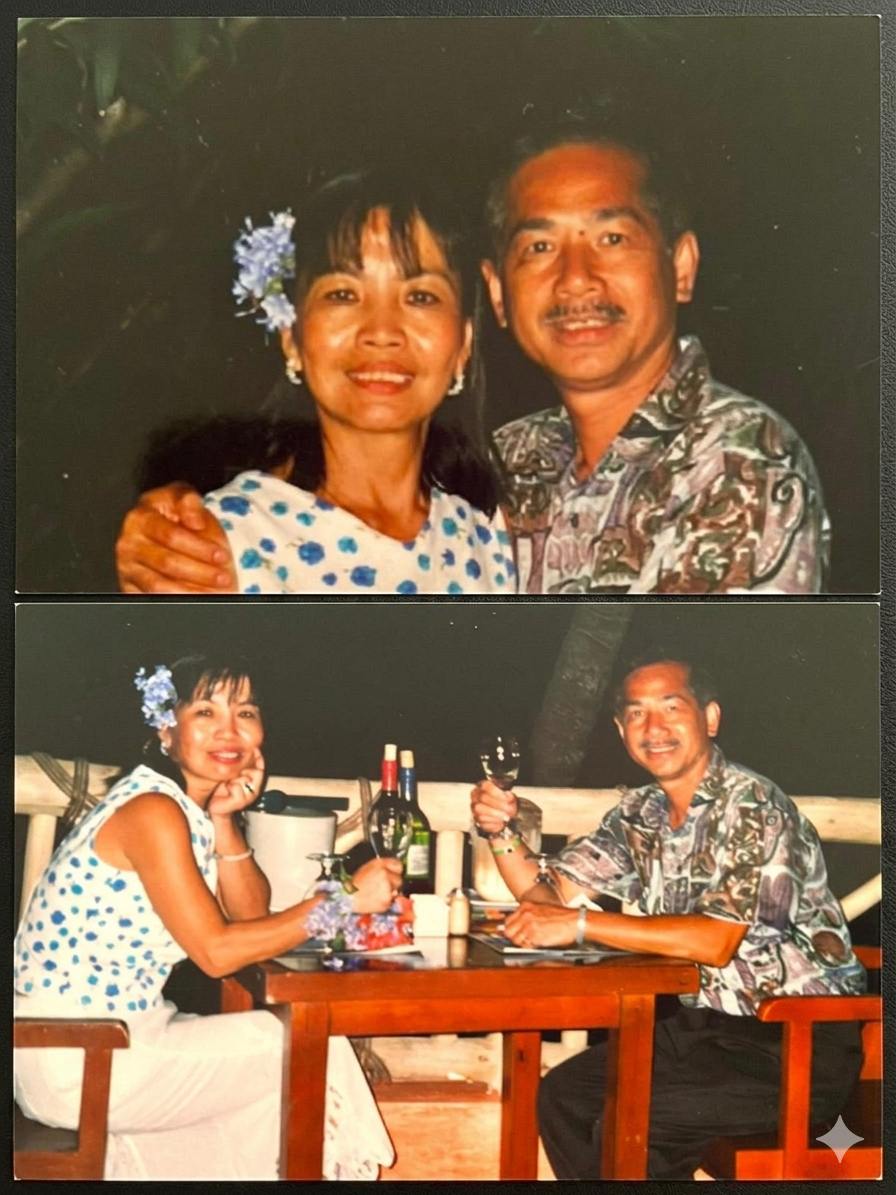 Tien and Danh at their 25th Silver Anniversary
